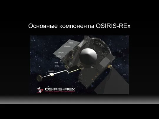 Основные компоненты OSIRIS-REx