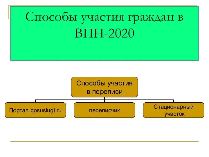 Способы участия граждан в ВПН-2020