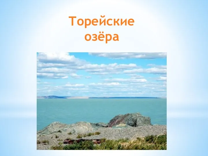 Торейские озёра