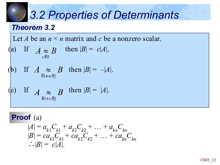 Ch03_ Let A be an n × n matrix and c be