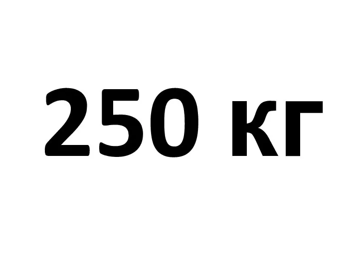 250 кг