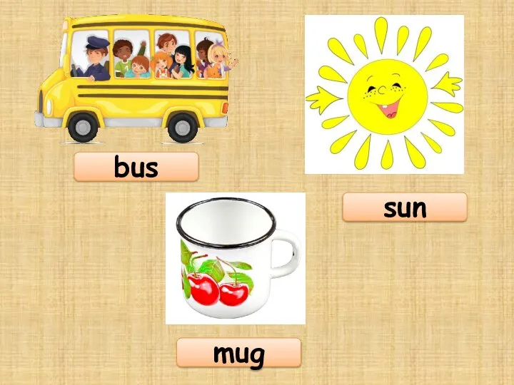 bus sun mug