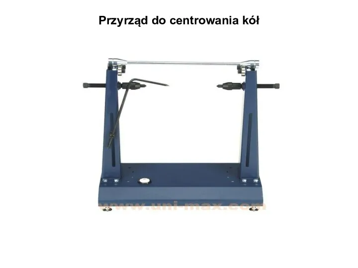 Przyrząd do centrowania kół