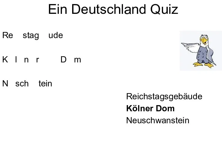 Ein Deutschland Quiz