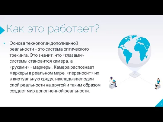 Как это работает? Основа технологии дополненной реальности – это система оптического трекинга.