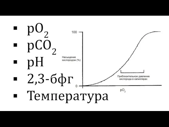 рО2 рСО2 рН 2,3-бфг Температура