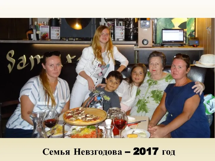 Семья Невзгодова – 2017 год