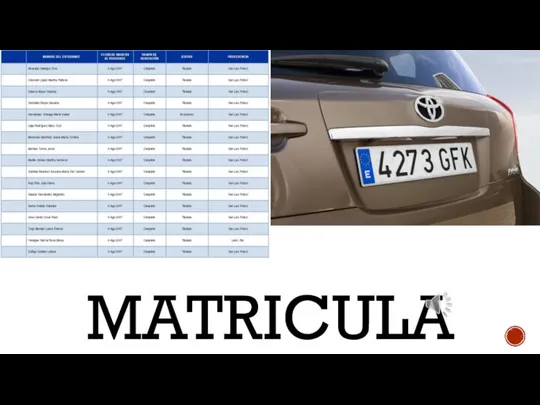 MATRICULA