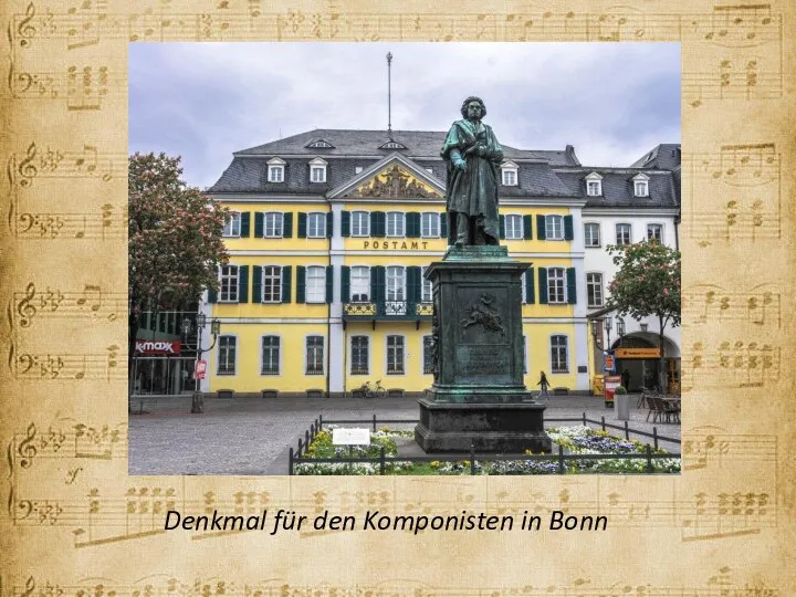 Denkmal für den Komponisten in Bonn