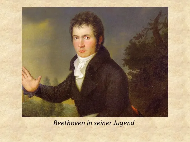 Beethoven in seiner Jugend
