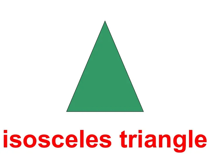 isosceles triangle