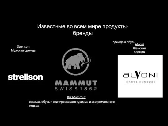 Strellson Мужская одежда Известные во всем мире продукты-бренды одежда и обувь Big