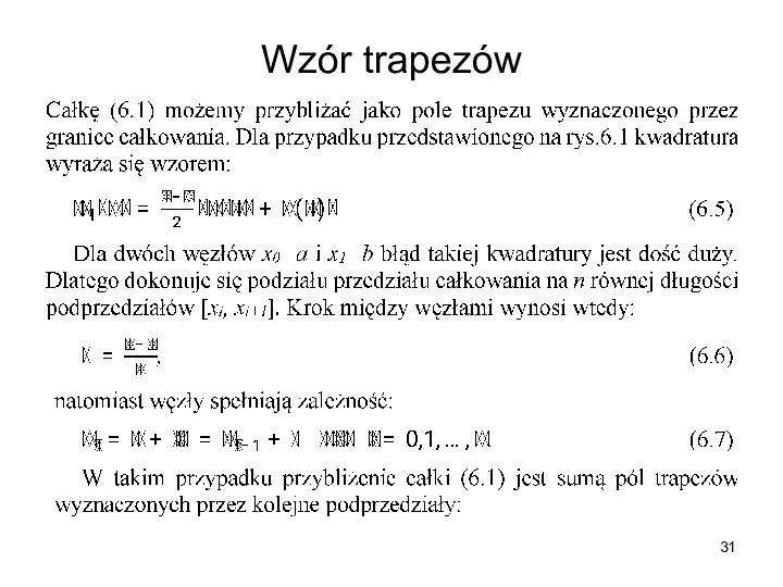 Wzór trapezów