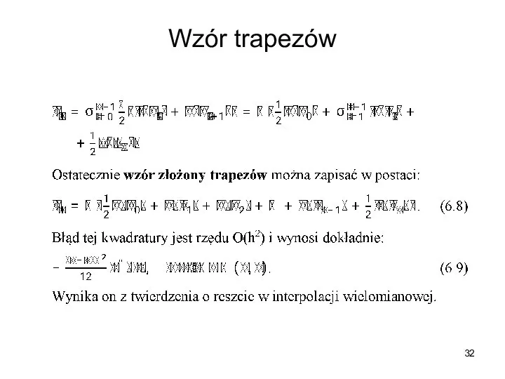 Wzór trapezów