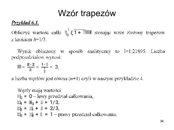 Wzór trapezów