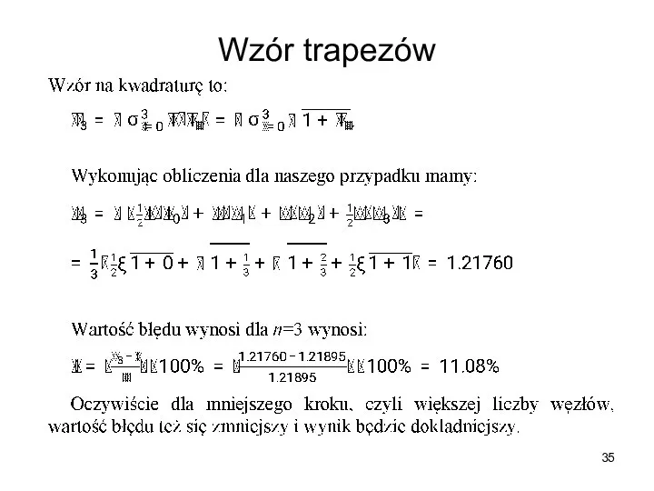 Wzór trapezów