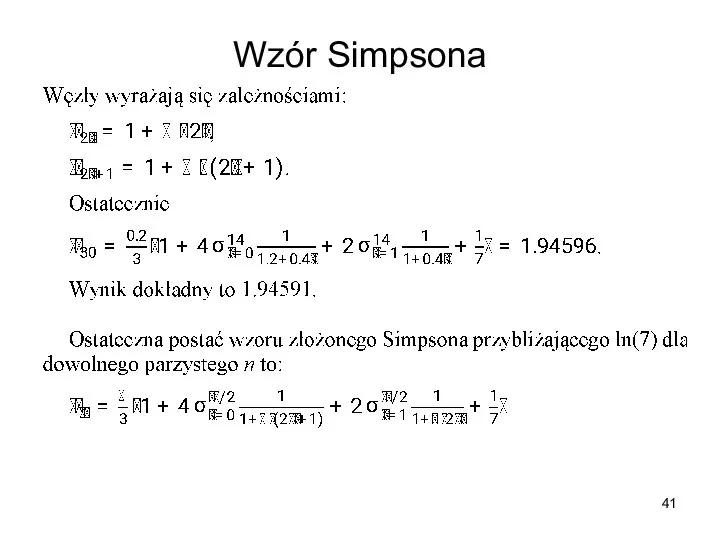 Wzór Simpsona