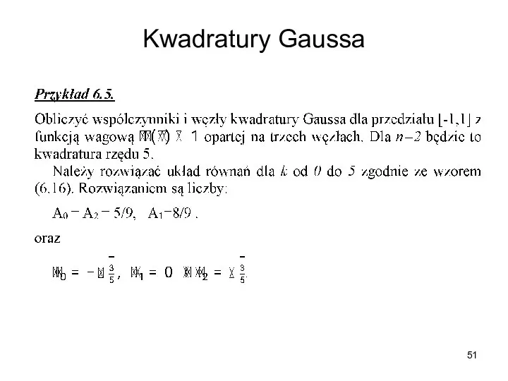 Kwadratury Gaussa