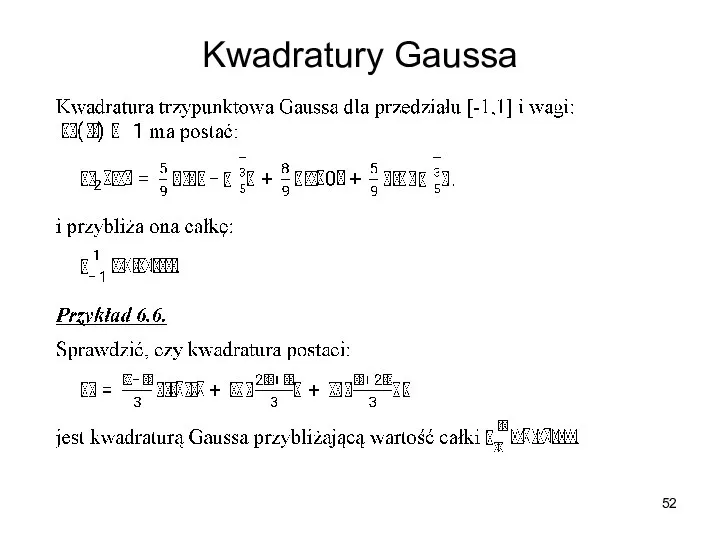 Kwadratury Gaussa