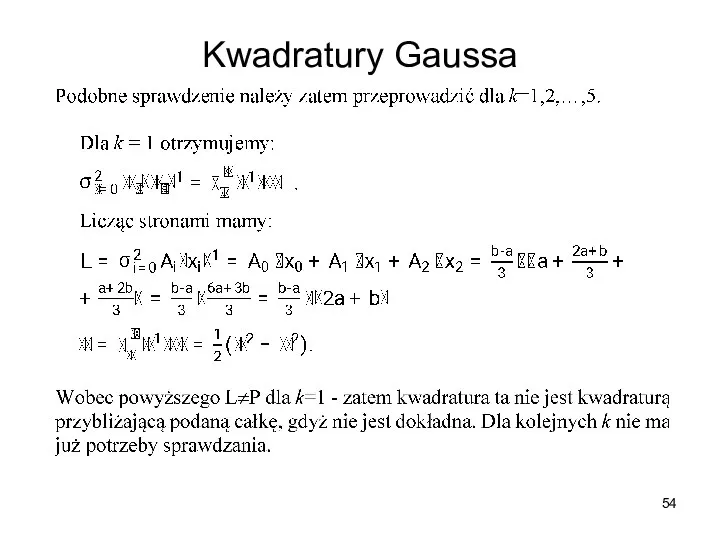 Kwadratury Gaussa