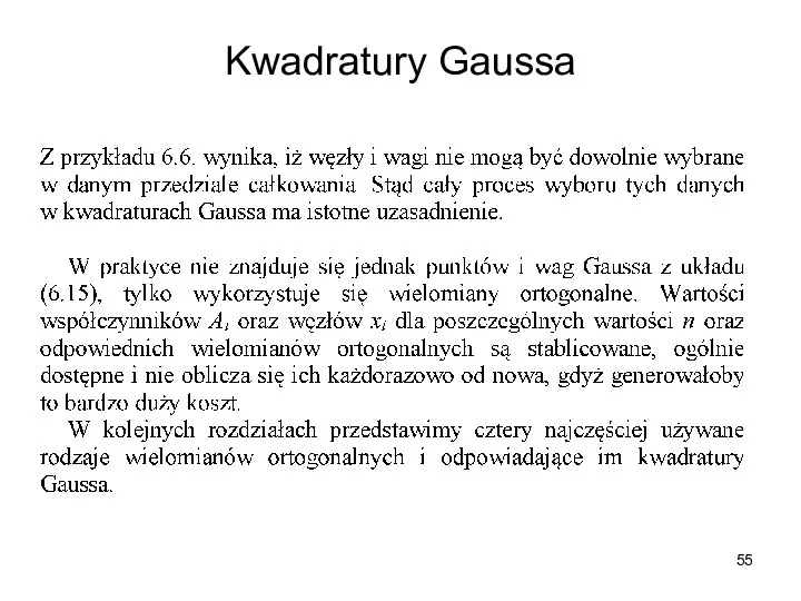 Kwadratury Gaussa