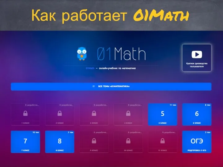 Как работает 01Math