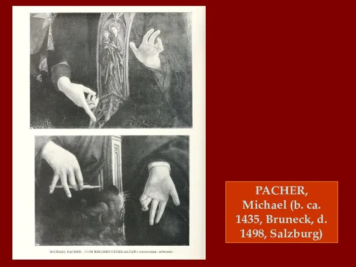 PACHER, Michael (b. ca. 1435, Bruneck, d. 1498, Salzburg)