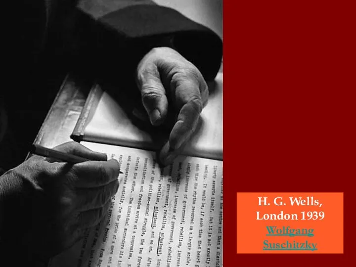 H. G. Wells, London 1939 Wolfgang Suschitzky
