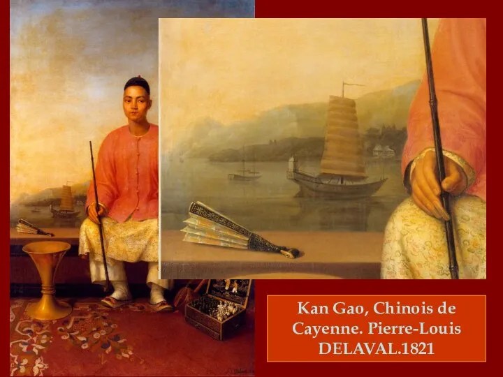 Kan Gao, Chinois de Cayenne. Pierre-Louis DELAVAL.1821