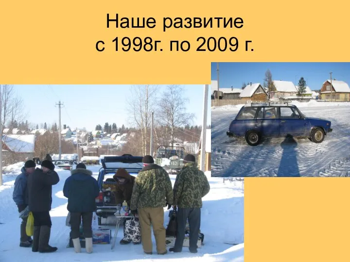 Наше развитие с 1998г. по 2009 г.