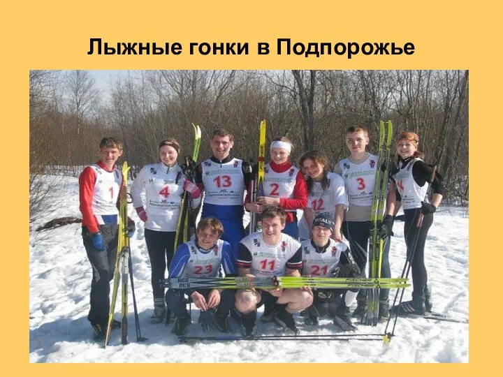 Лыжные гонки в Подпорожье