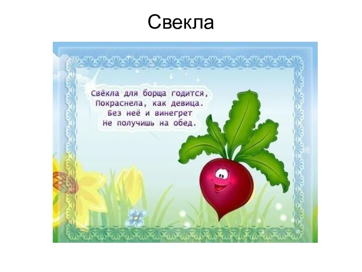 Свекла