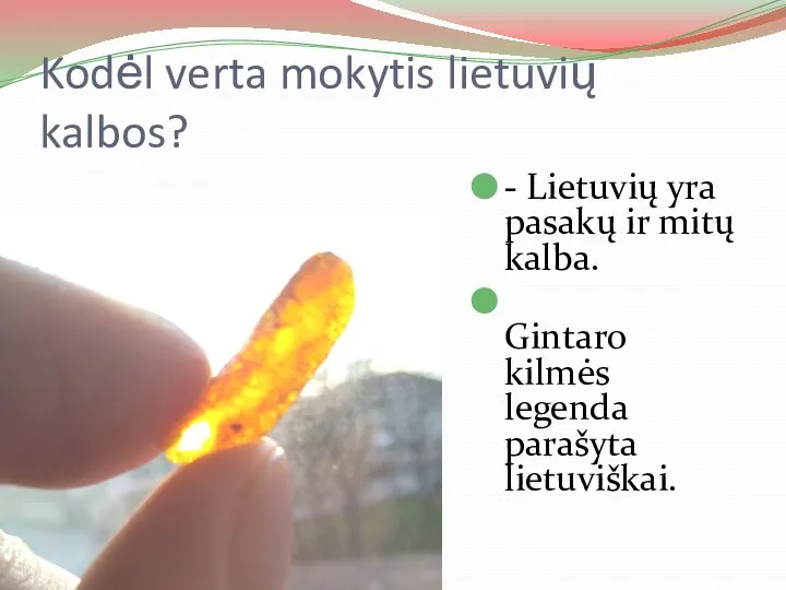 Kodėl verta mokytis lietuvių kalbos? - Lietuvių yra pasakų ir mitų kalba.
