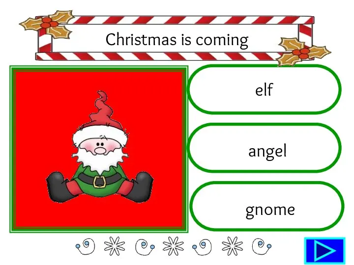 elf angel gnome Christmas is coming