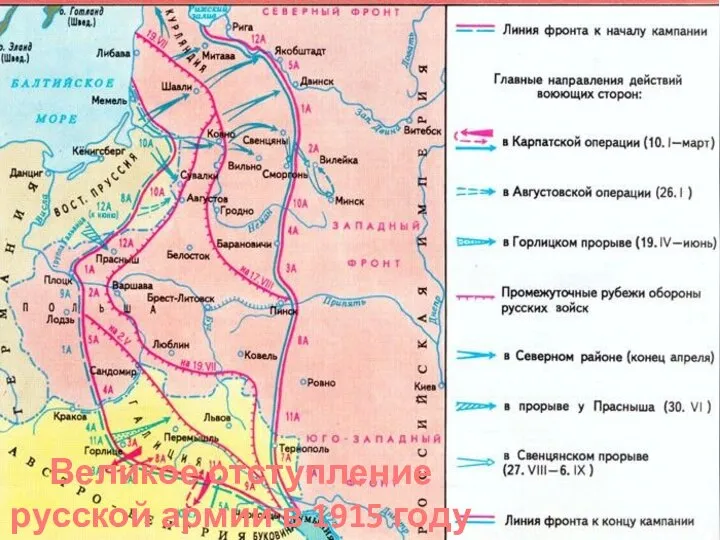 Великое отступление русской армии в 1915 году