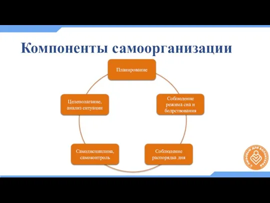 Компоненты самоорганизации