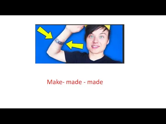 Make- made - made