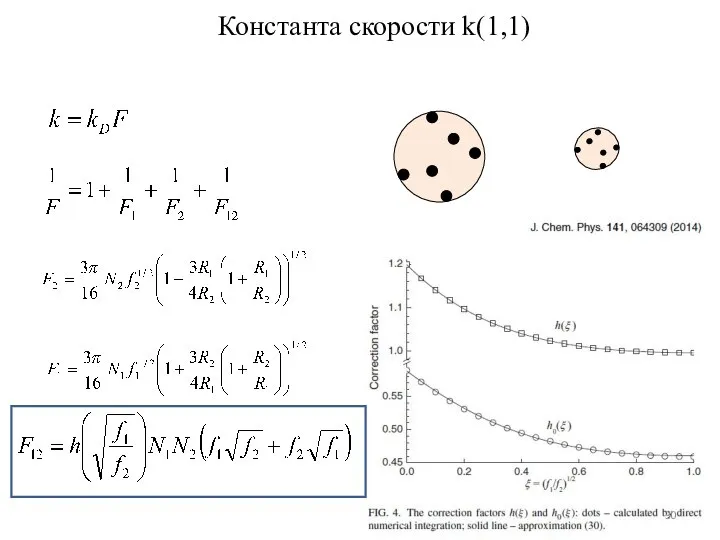 Константа скорости k(1,1)