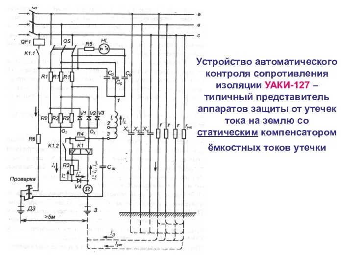 Устройство автоматического контроля сопротивления изоляции УАКИ-127 – типичный представитель аппаратов защиты от
