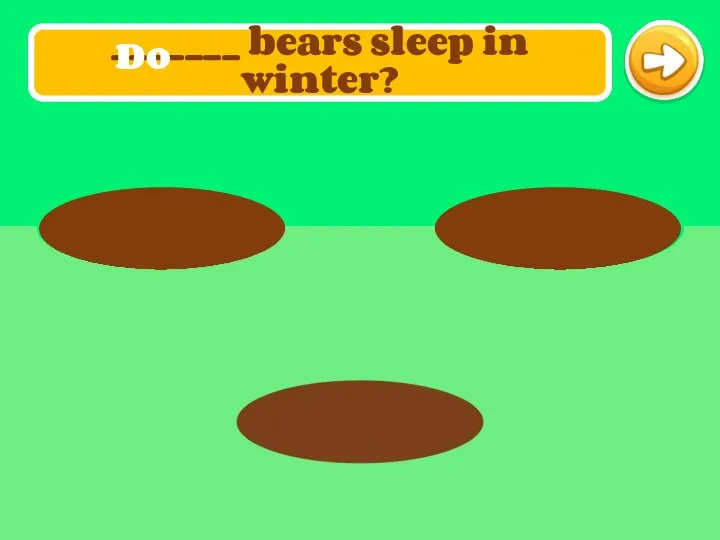 _______ bears sleep in winter? Do