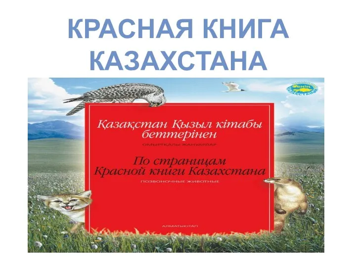 КРАСНАЯ КНИГА КАЗАХСТАНА