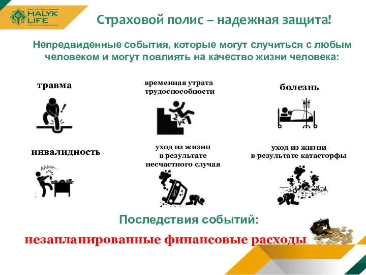 Непредвиденные события, которые могут случиться с любым человеком и могут повлиять на