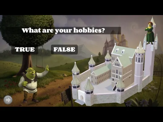TRUE What are your hobbies? FALSE