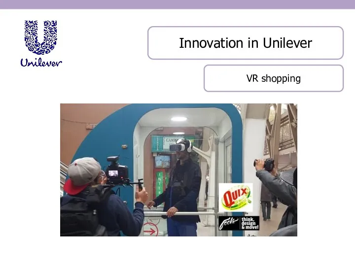 Innovation in Unilever VR shopping