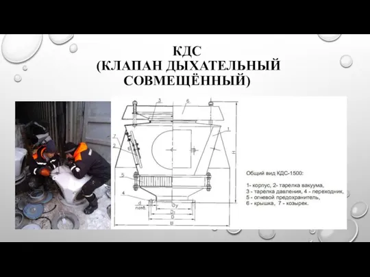 КДС (КЛАПАН ДЫХАТЕЛЬНЫЙ СОВМЕЩЁННЫЙ)