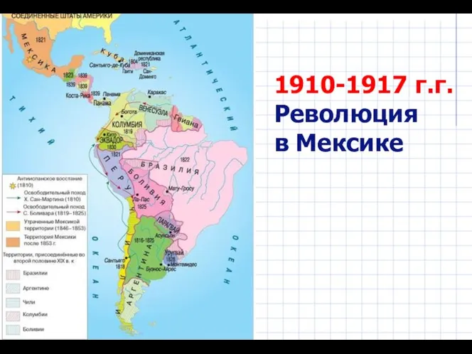 1910-1917 г.г. Революция в Мексике