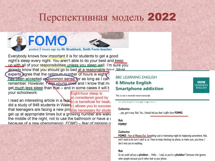 Перспективная модель 2022