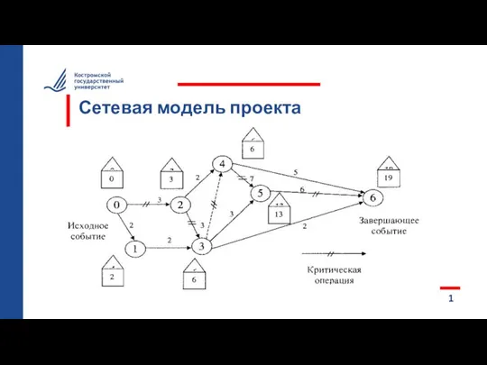 Сетевая модель проекта 1