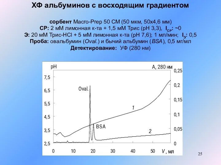 ХФ альбуминов с восходящим градиентом сорбент Macro-Prep 50 CM (50 мкм, 50x4,6