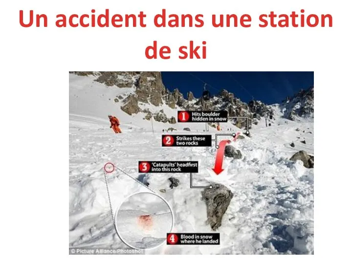 Un accident dans une station de ski